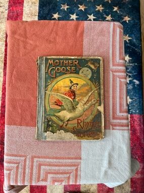 Vintage 1900 Mother Goose Illustrated Book